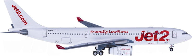 NG Models Jet2 for Airbus A330-200 G-VYGL 1:400 Airplane Pre-built  Airliner Model Display