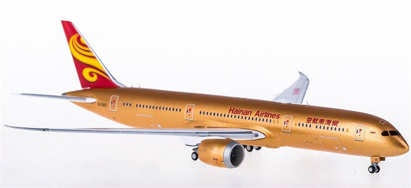 JC Wings Hainan Airlines Boeing 787-9 B-1343 Gold 1:400 Diecast Model view 3