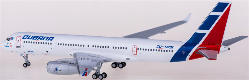 NG Models Cubana for Tupolev TU-204-100E CU-T1701 1:400 Airplane Pre-built  Airliner Model Display