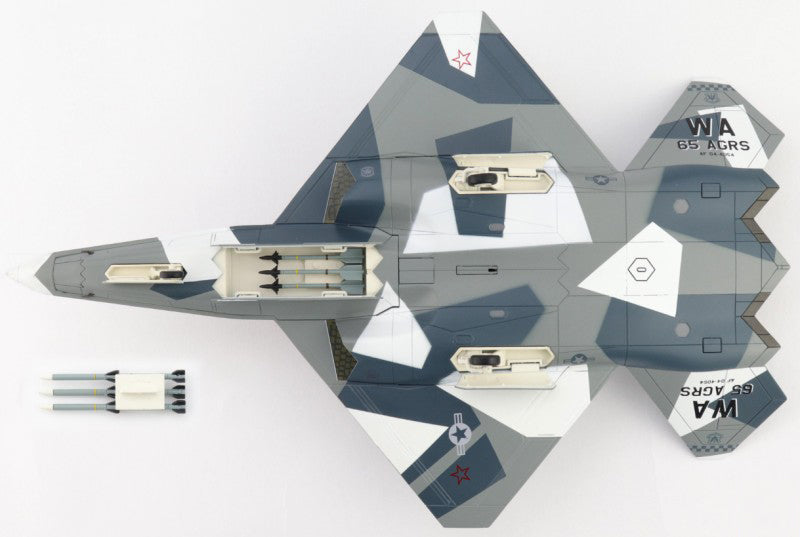 HOBBY MASTER USAF / Nellis AFB F-23 65th AGRS 1:72 Model   Su-57 Aggressor Scheme Blue 054 / AF 04-4054