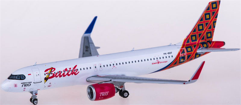 Phoenix Batik Air Airbus A320neo PK-BDF 1:400 Diecast Model view 1