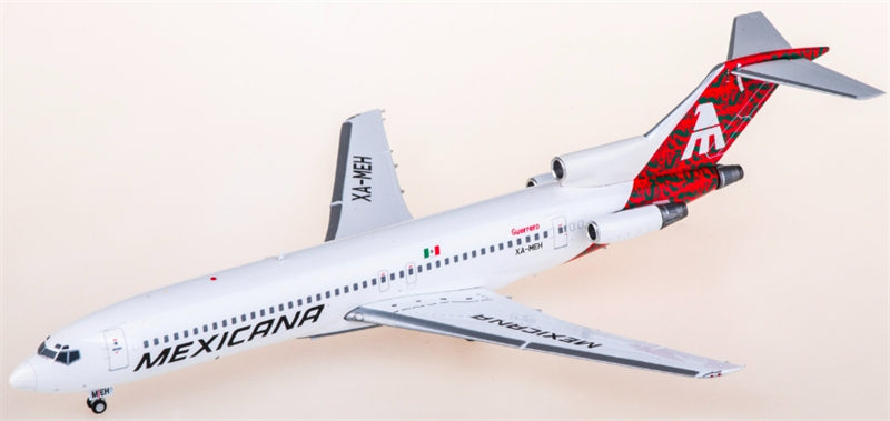 JC Wings Mexicana Boeing 727-200 XA-MEH 1:200 Diecast Model view 2