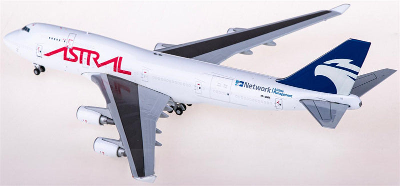JC Wings Astral Aviation Boeing 747-400F TF-AMM 1:400 Diecast Model view 2
