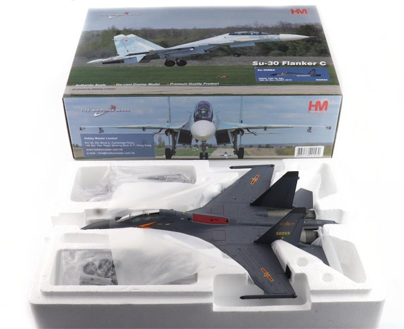 HOBBY MASTER Sukhoi SU30Mkk Flanker 66056 54th Air Rgt. 18th Air Div. PLAAF 2018 1:72 Aircraft Pre-built Model