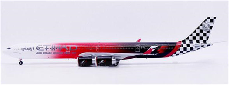 JC Wings Etihad Airways Airbus A340-600 A6-EHJ 2011 edition 1:200 Diecast Model view 1