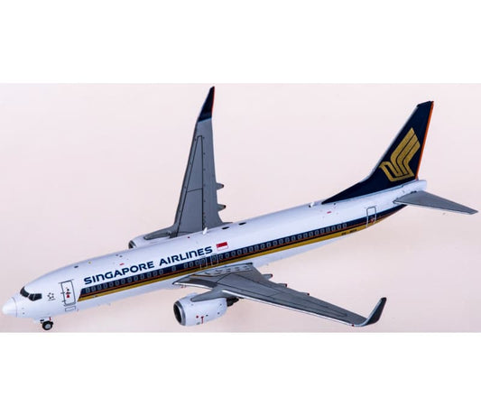JC Wings Singapore Airlines Boeing 737-800 9V-MGA 1:400 Aircraft Pre-built  Airliner Model Display