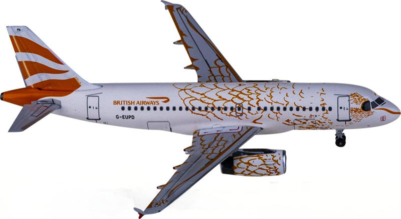 AeroClassics British Airways for Airbus A319 G-EUPD 1:400 Aircraft Pre-built  Airliner Model Display