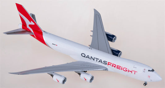 NG Models Atlas Air Qantas Freight Boeing 747-8F N856GT 1:400 Diecast Model view 1