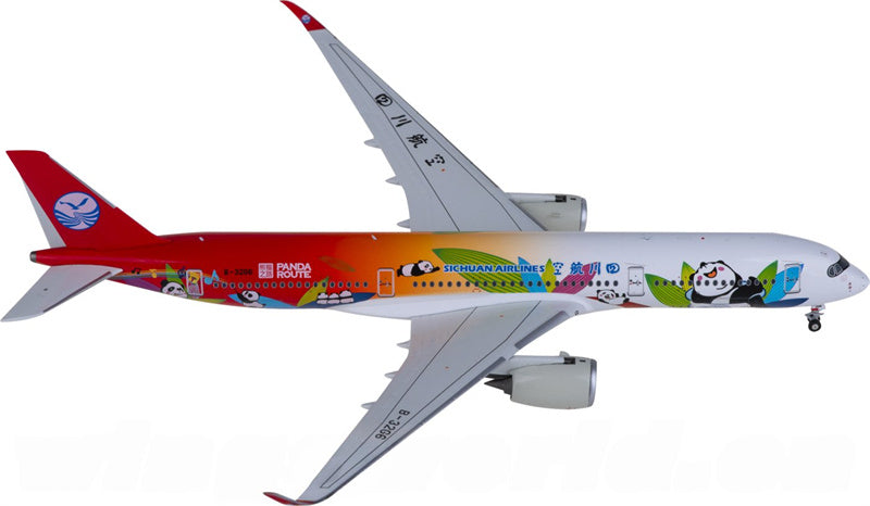NG Models Sichuan Airlines for airbus A350-900 B-32G6 1:400 Airplane Pre-built  Airliner Model Display