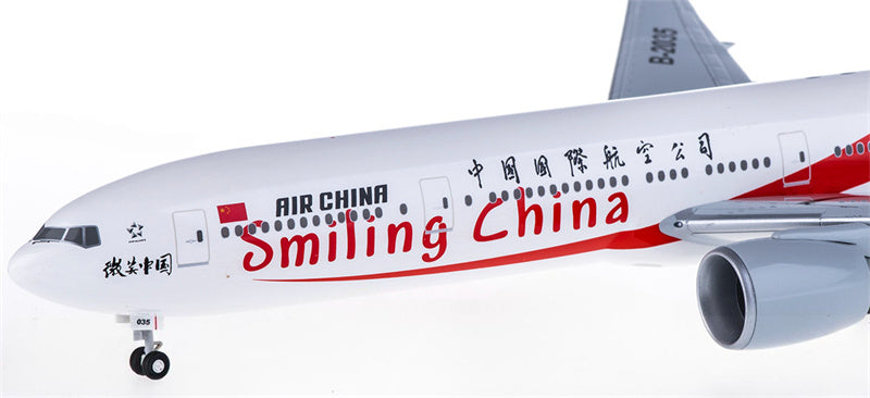 Hogan Air China Boeing 777-300ER B-2035 Smiling China 1:200 ABS Model view 4