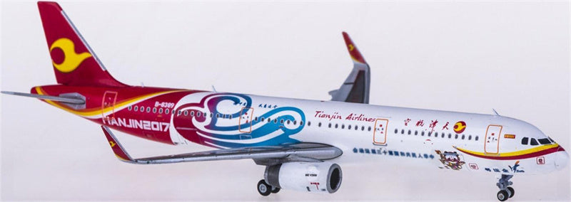 JC Wings Tianjin Airlines Airbus A321 B-8389 1:400 Diecast Model view 2
