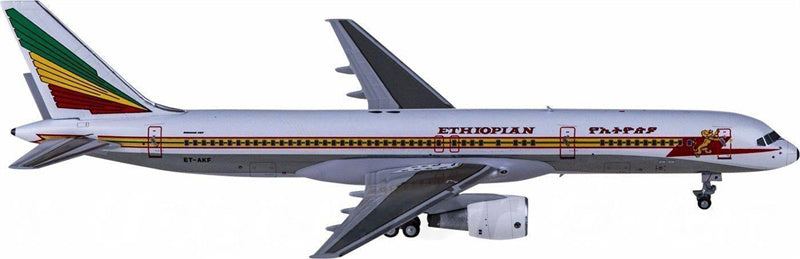 NG Models Ethiopian Airlines Boeing 757-200 ET-AKF 1:400 Diecast Model view 1