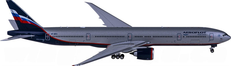 Phoenix Aeroflot Boeing 777-300ER VP-BFC 1:400 Diecast Model view 4