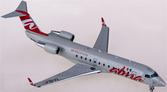 NG Models ALMA de Mexico for Bombardier CRJ200ER XA-DLP 1:200 Airplane Pre-built  Airliner Model Display