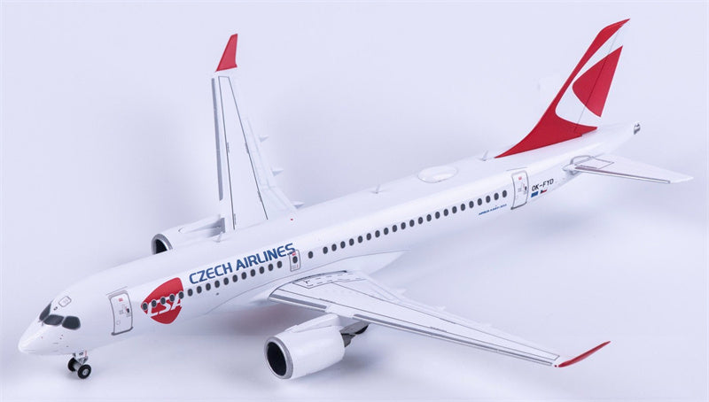 Herpa 1:200 Czech Airlines Airbus A220-300 OK-FYD  Diecast Model