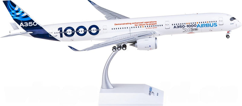 JC Wings 1:200 Airbus A350-1000XWB F-WMIL Flaps down Diecast Model view 3