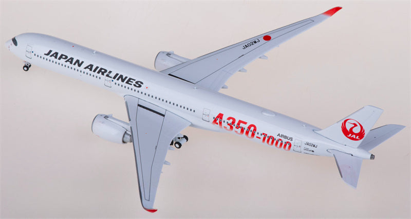 JC Wings Japan Airlines Airbus A350-1000XWB JA02WJ 1:400 Diecast Model view 2