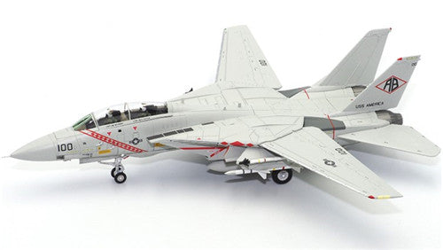 CALIBRE WINGS F-14A VF-102 DIAMONBACKS BUNO 159466 USS AMERICA 1:72 Aircraft Pre-built Model