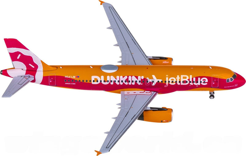 NG Models 1:400 JetBlue Airubs A320 N643JB Diecast Model view 3