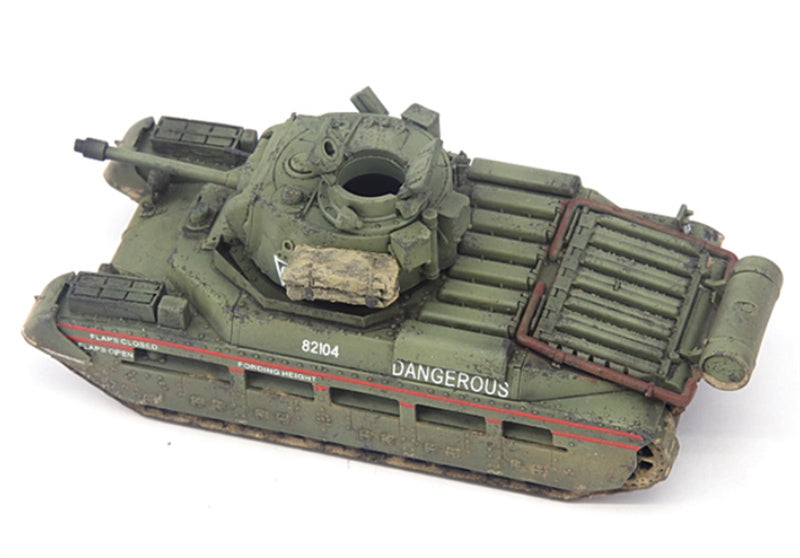 S-MODEL Matilda II Frog Flamethrower Tank Dangerous 82104 1:72 Tank Pre-built Model