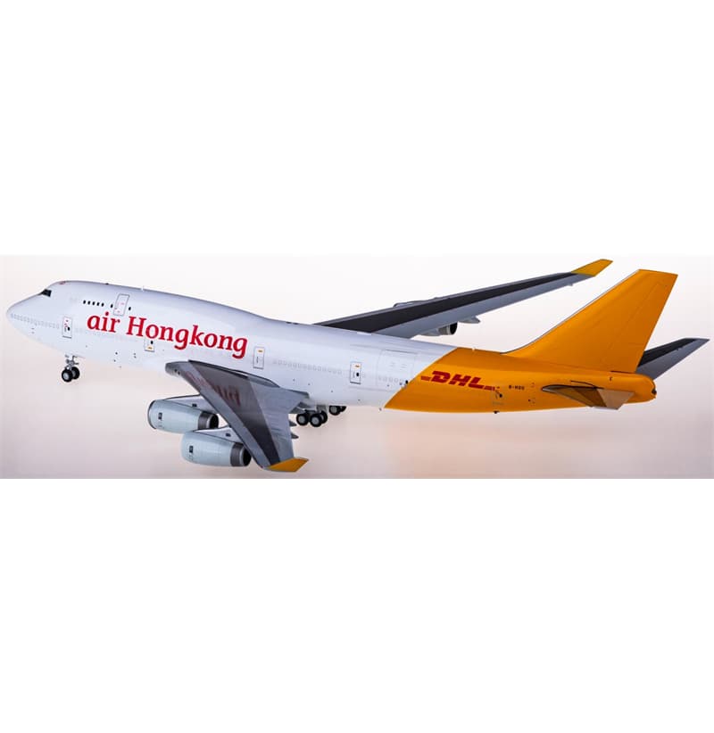 JC Wings Air Hong Kong cargo Boeing 747-400BCF B-HOU 1:200 Aircraft Pre-built  Airliner Model Display