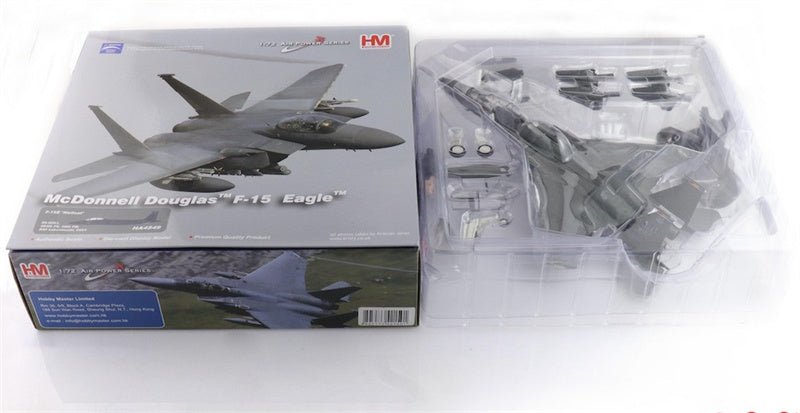 HOBBY MASTER  McDonnell Douglas F15E Hellcat USAF 96-0201/LN 494th FS 48th FW RAF Lakenheath 2024 1:72 Aircraft Pre-built Model