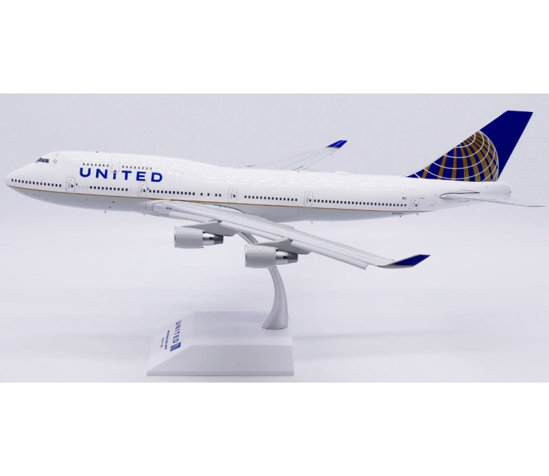 JC Wings 1:200 United Airlines B747-400 N175UA Flaps down DIECAST Model