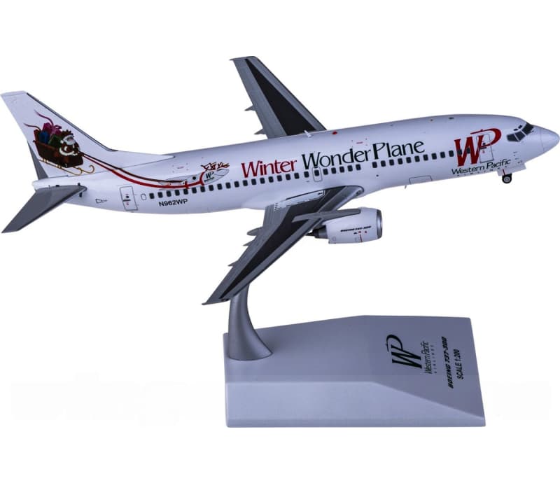 JC Wings Western Pacific Airlines Boeing 737-300 N962WP 1:200 Aircraft Pre-built  Airliner Model Display