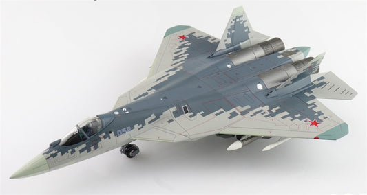 HOBBY MASTER Sukhoi SU57 Stealth Fighter Russian Air Force Zhuhai Air Show 2024 054 (with 2 x R-77 and 2 x R-37 missiles) 1:72 Aircraft Pre-built Model