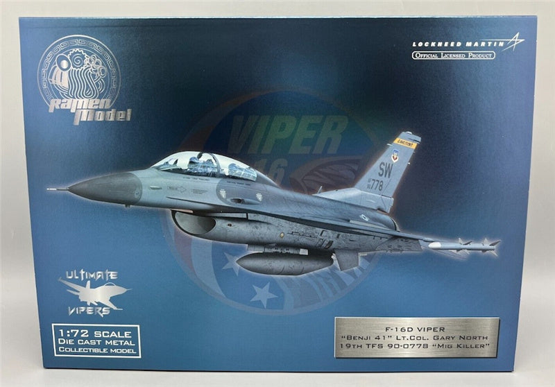 CALIBRE WINGS Lockheed F-16D USAF 19 FS Mig Killer Dec 1992 1:72 Aircraft Pre-built Model