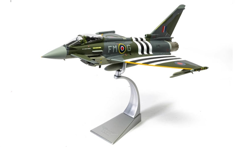 CORGI Eurofighter Typhoon FGR4 ‘Moggy' - RAF No.29 Sqn - 2024 D-Day Anniversary Display Scheme 1:48 Airplane Pre-built Model