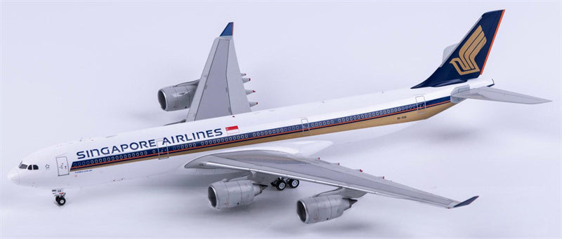 SQ Wings Singapore Airlines Airbus A340-500 9V-SGA 1:200 Diecast Model view 1