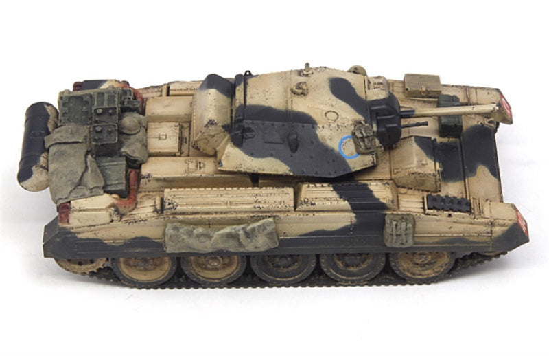 S-MODEL British Crusader Tank MK.II CS camouflage Random identification 1:72 Tank Pre-built Model