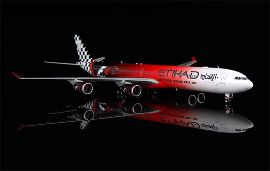 SQ Wings Etihad Airways Airbus A340-600 A6-EHJ 2011 1:200 Aircraft Model