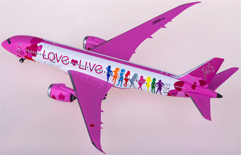 NG Models Boeing 787-8 JA01LL Love Live 1:400 Diecast Model view 3