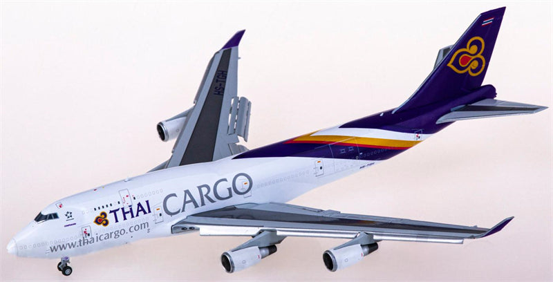 JC Wings Thai Airways Cargo Boeing 747-400BCF HS-TGH Flaps Down 1:400 Diecast Model view 2