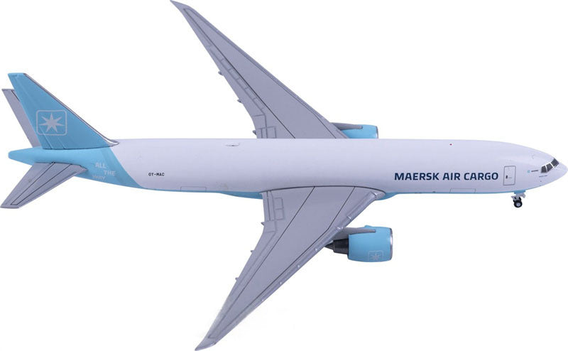 Herpa 1:500 Maersk Air Cargo Boeing 777-200LRF OY-MAC  Diecast Model