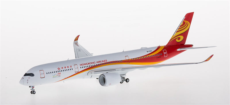 JC Wings HongKong Airlines Airbus A350-900 B-LGA 1:400 Diecast Model view 3