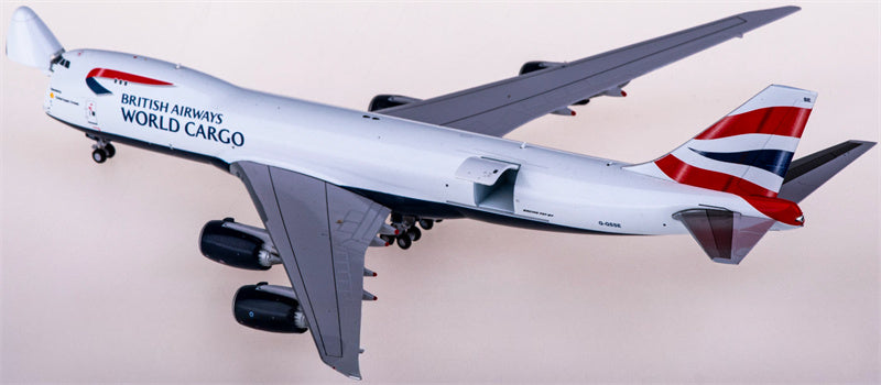 JC Wings British Airways World Cargo Boeing 747-8F G-GSSE Interactive 1:400 Diecast Model view 2