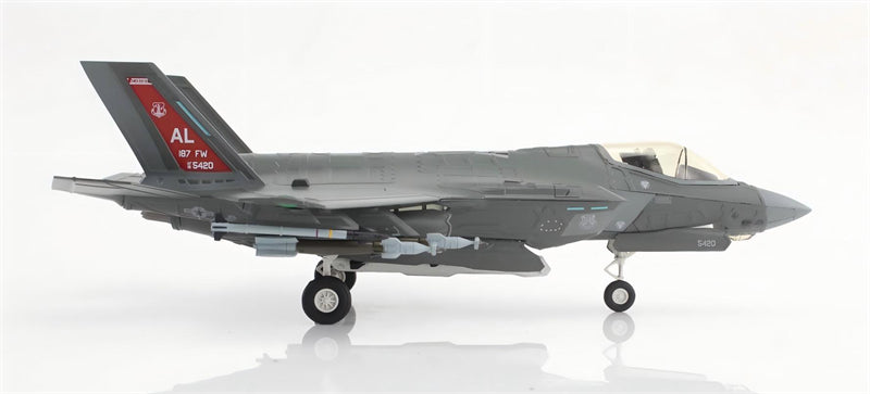 HOBBY MASTER USAF F-35A 187th FW-100th FS 1:72 Model 2024 Red Tail 18-5420