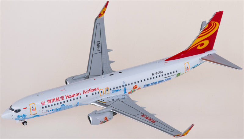 NG Models Hainan Airlines Boeing 737-800 B-6063 1:400 Diecast Model view 2