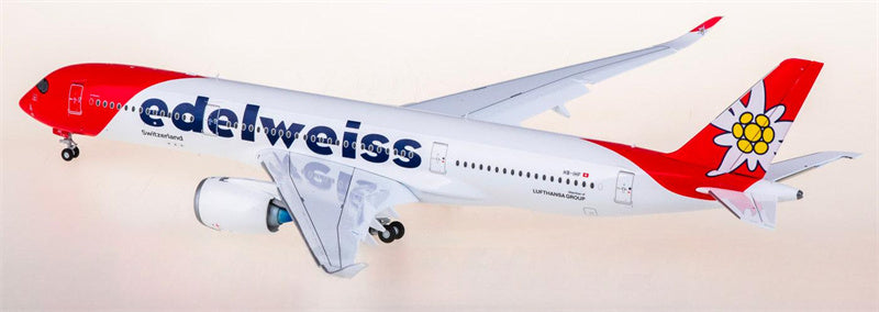 JC Wings Edelweiss Air Airbus A350-900XWB HB-IHC Flaps Down 1:200 Aircraft Model