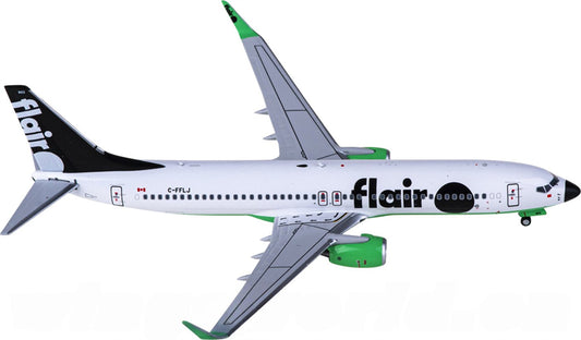 NG Models Flair Airlines Boeing 737-800 C-FFLJ 1:400 Diecast Model view 1