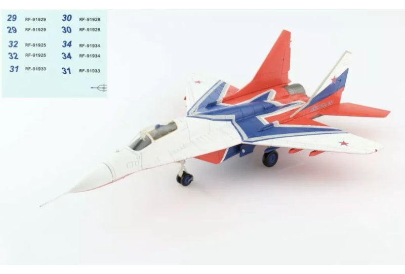 HOBBY MASTER MIG-29 Strizhi Aerobatic Team Russian Aerospace Force 2019 decal version 1/72 Aircraft Pre-built Model