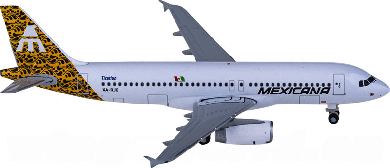 Herpa Mexicana Airbus A320 XA-RJX 1:500 Diecast Model view 3