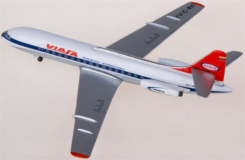 AeroClassics Viasa Sud Aviation SE 210 YV-C-AVI 1:400 Aircraft Pre-built  Airliner Model Display