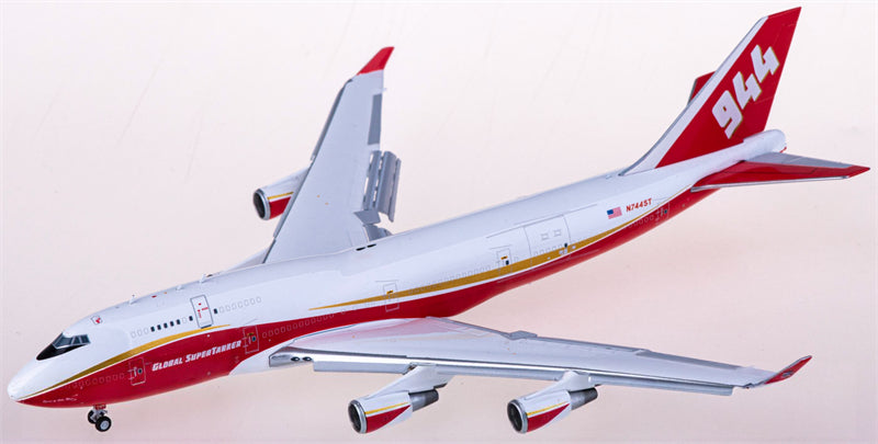JC Wings Global Super Tanker Services Boeing 747-400BCF N744ST Flaps Down 1:400 Diecast Model view 2