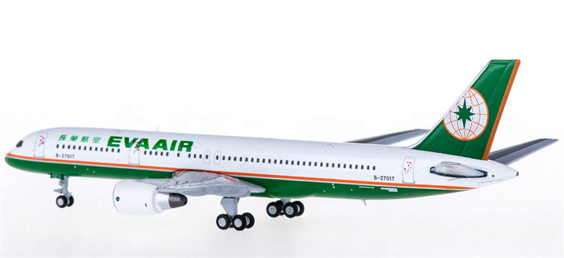 JC Wings EVA Air for Boeing 757-200 B-27017 1:400 Airplane Pre-built  Airliner Model Display