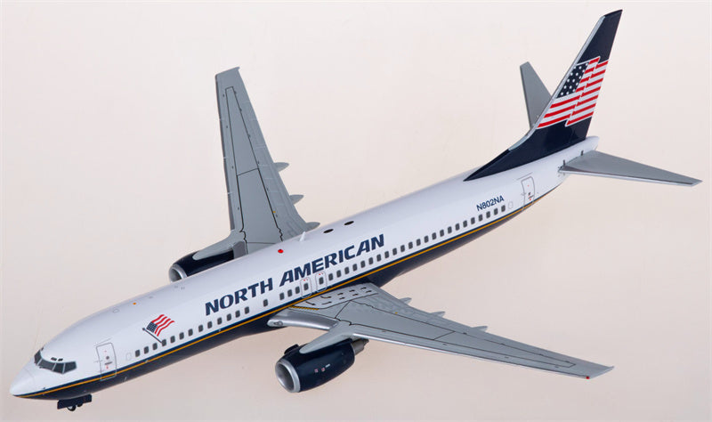 JC Wings North American Airlines Boeing 737-800 N802NA 1:200 Diecast Model view 3