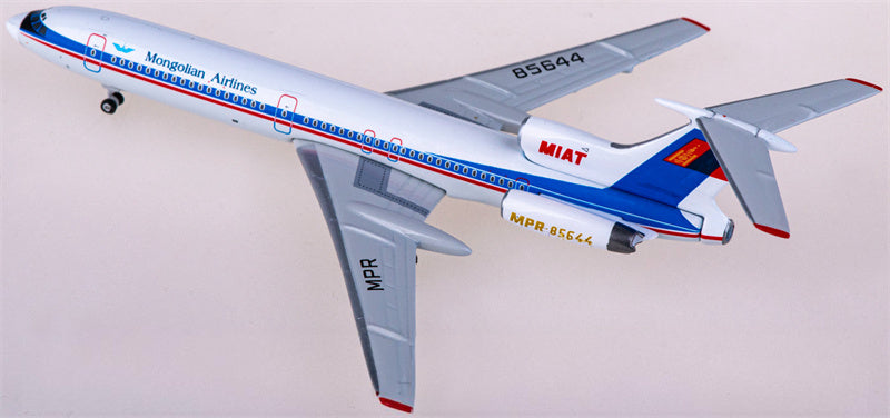 Phoenix MIAT for Mongolian Airlines for Tupolev TU-154M PR-85644 1:400 Airplane Pre-built  Airliner Model Display